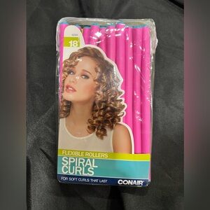 Conair flexible rollers spiral curl - for soft curls that last 18 piece